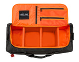 LABEL LAX Black/Orange Duffel