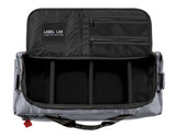 LABEL LAX Gray/Black Duffel