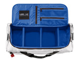 LABEL LAX White/Blue Duffel